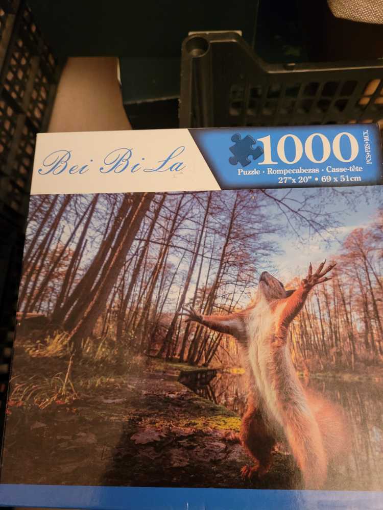 The Rooster’s Song Shaped Puzzle Clear Shop Bins