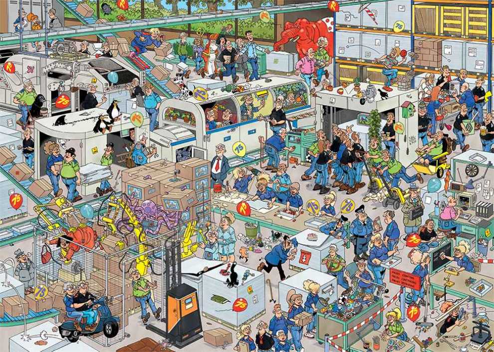 De Nederlandse Spellenfabriek 1110100539  puzzle collectible [Barcode 8721017603436] - Main Image 2