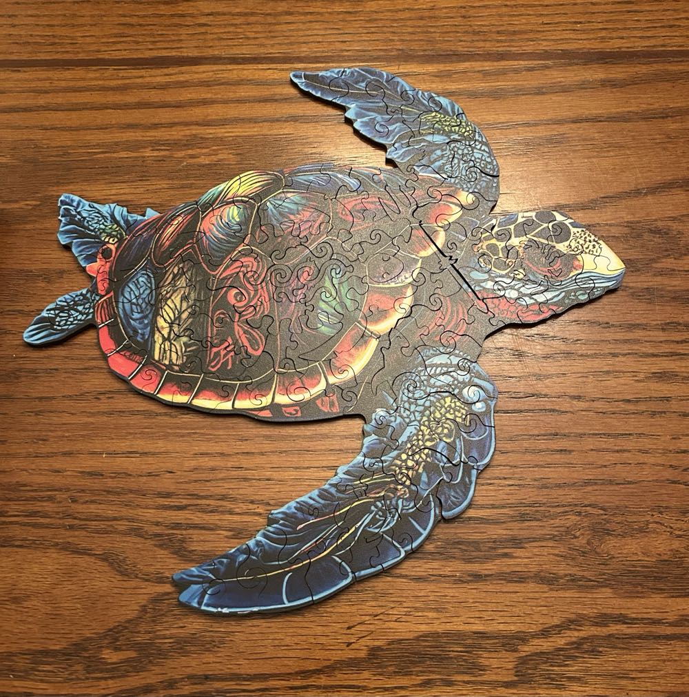Vibrant Sea Turtle - Puzzle Up puzzle collectible - Main Image 2