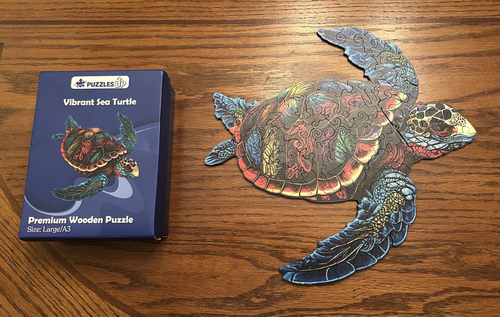 Vibrant Sea Turtle - Puzzle Up puzzle collectible - Main Image 3
