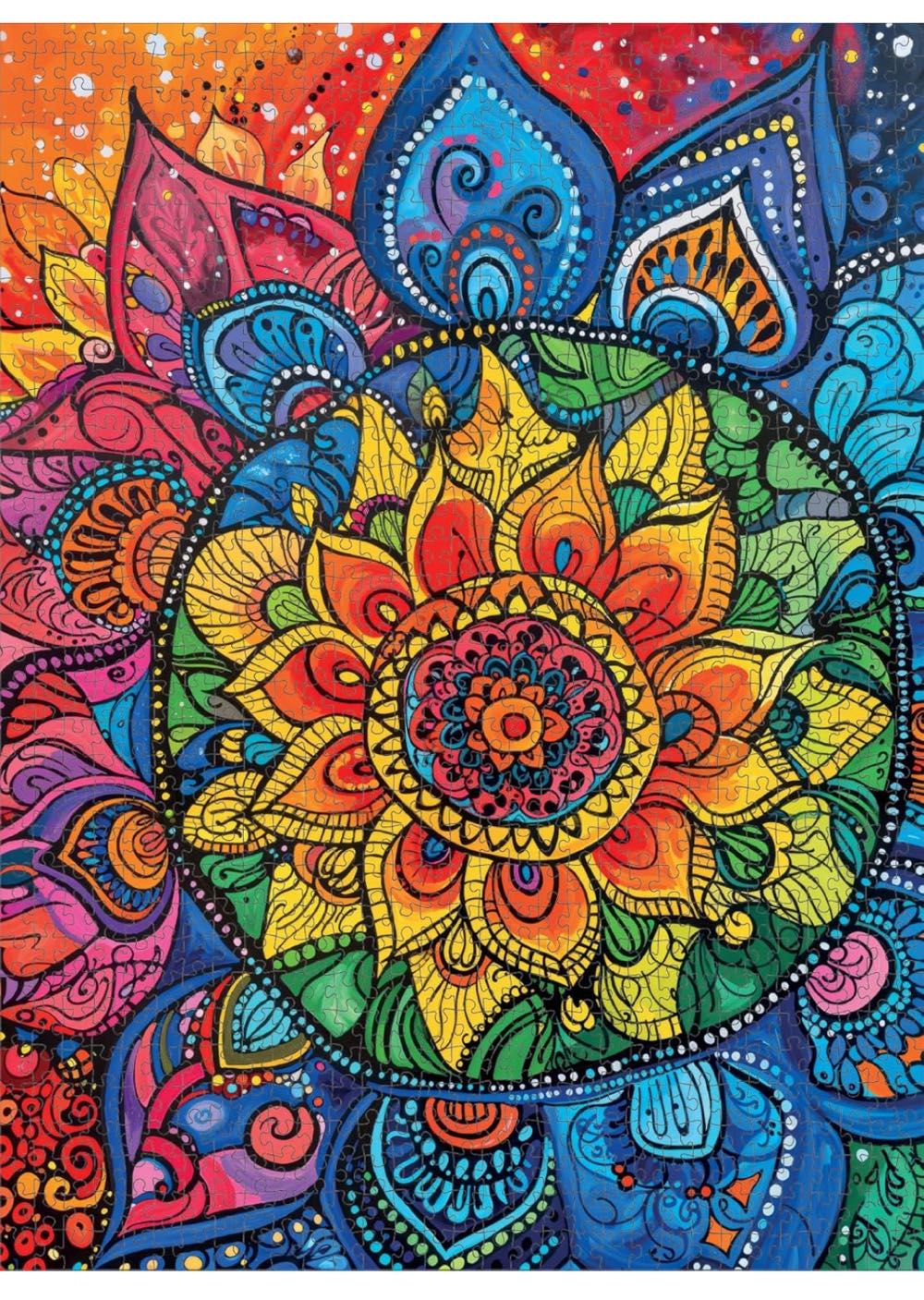 Rainbow Mandela Mirage - From Stephanie - Cross & Glory puzzle collectible - Main Image 2