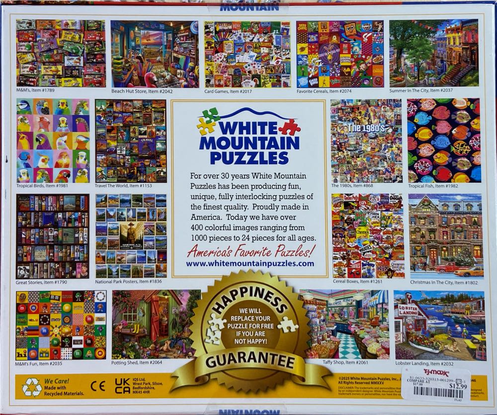 😀Presents From Santa - White Mountain puzzle collectible [Barcode 724819269204] - Main Image 4