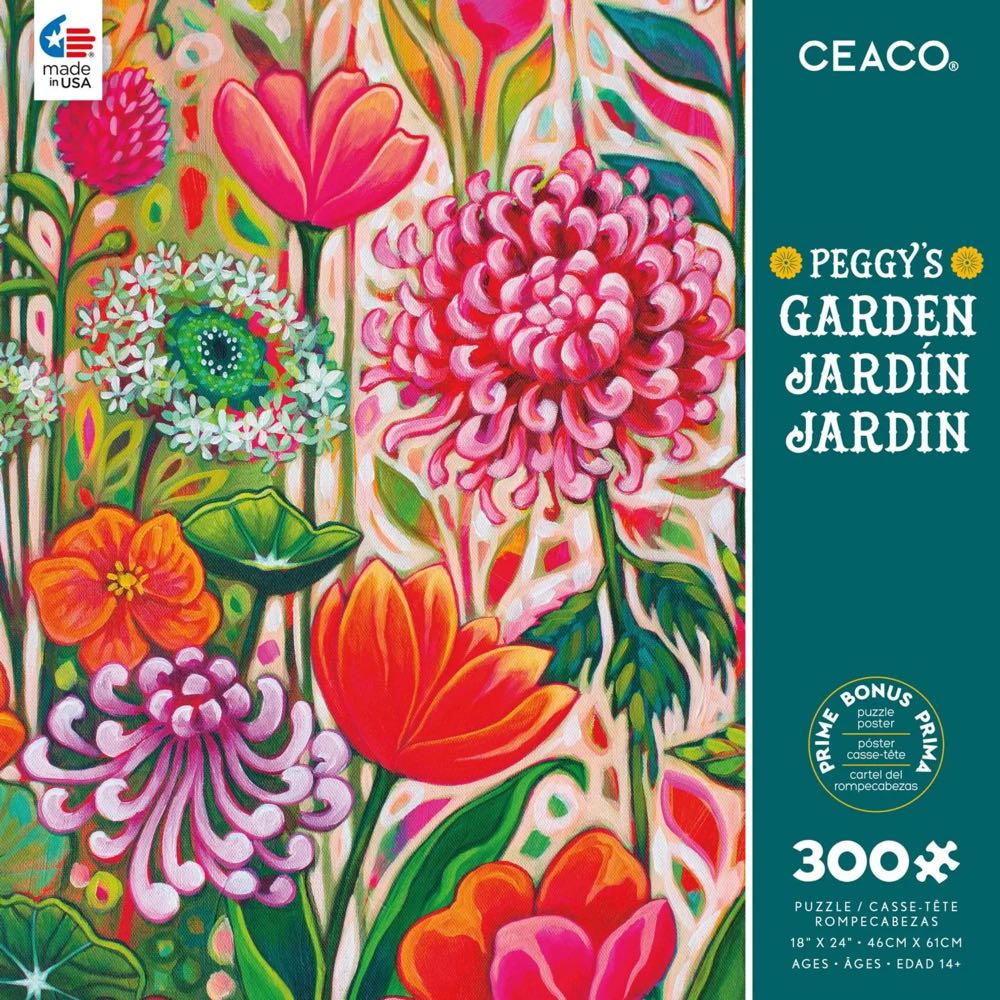 Peggy’s Garden : Love Grows Here - Ceaco puzzle collectible [Barcode 021081225113] - Main Image 2