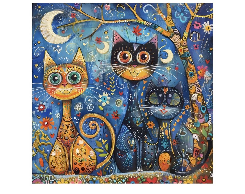 D-200-877: Cute Memories (Fashionable cat)