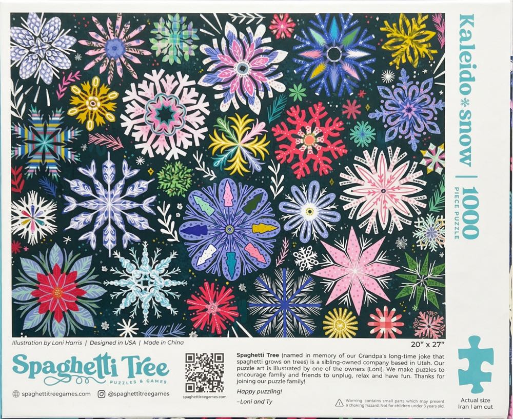 Kaleido Snow - Spaghetti Tree puzzle collectible - Main Image 2