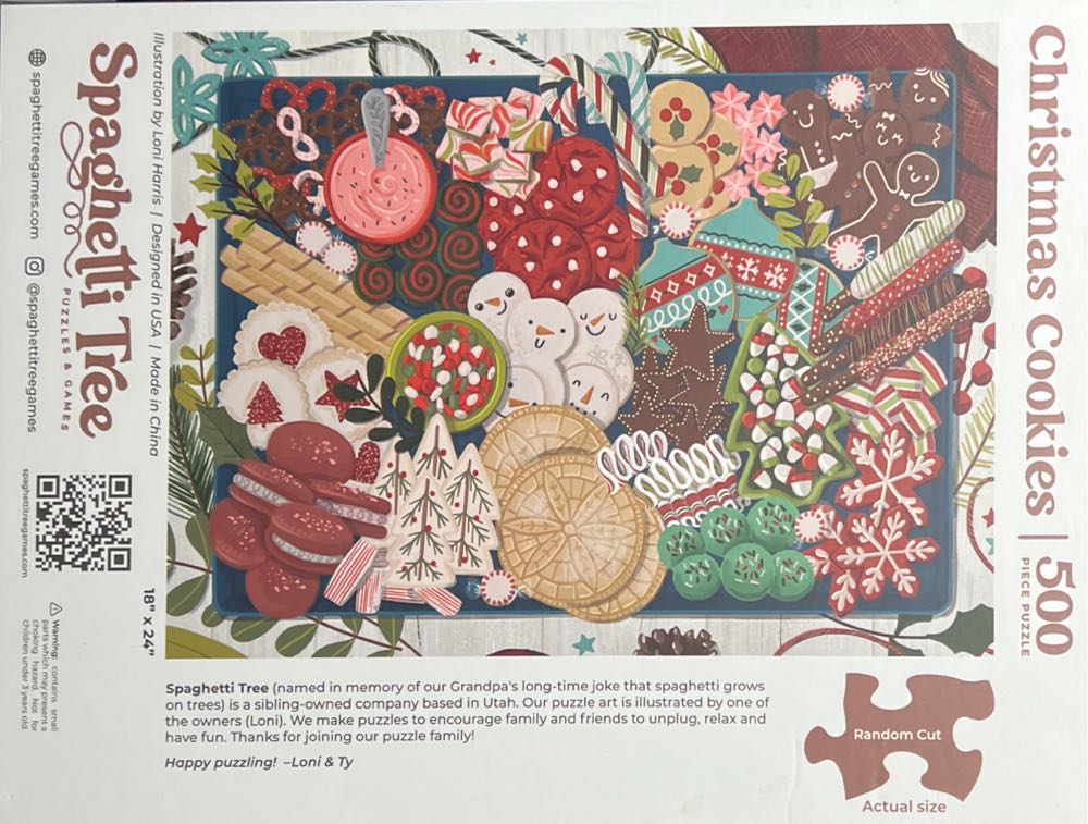 Christmas Cookies - Spaghetti Tree puzzle collectible - Main Image 2