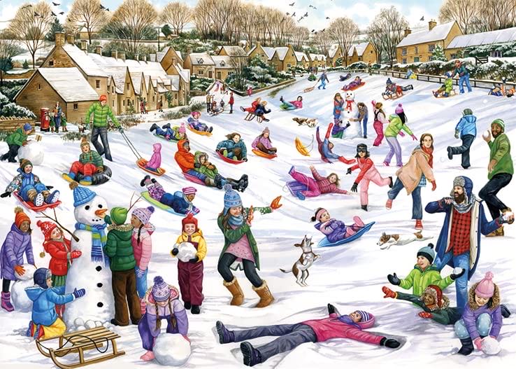 Snow Day (Betaald 09042026) - Falcon de luxe puzzle collectible [Barcode 8710126113981] - Main Image 2