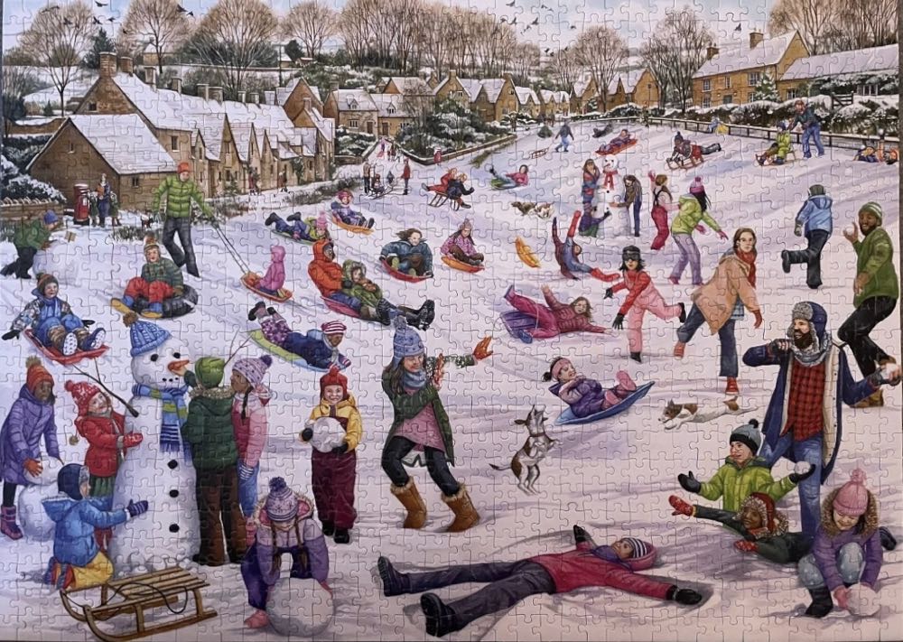 Snow Day (Betaald 09042026) - Falcon de luxe puzzle collectible [Barcode 8710126113981] - Main Image 3