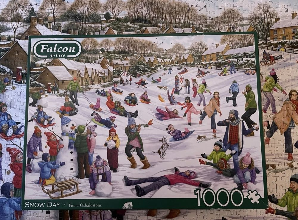 Snow Day (Betaald 09042026) - Falcon de luxe puzzle collectible [Barcode 8710126113981] - Main Image 4