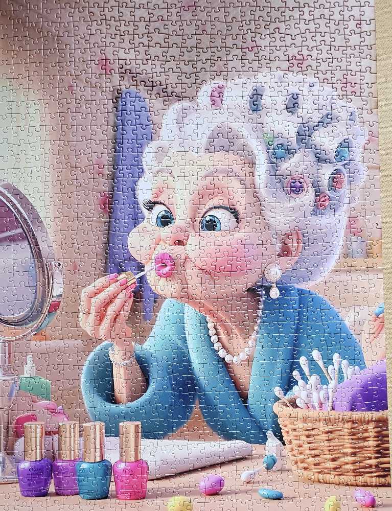 Playful Makeup Morning  - Tucocoo puzzle collectible - Main Image 2