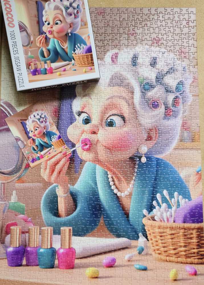 Playful Makeup Morning  - Tucocoo puzzle collectible - Main Image 3