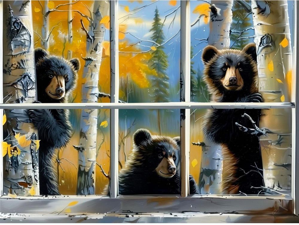 Peeking In - L👀k For - SunsOut puzzle collectible - Main Image 2