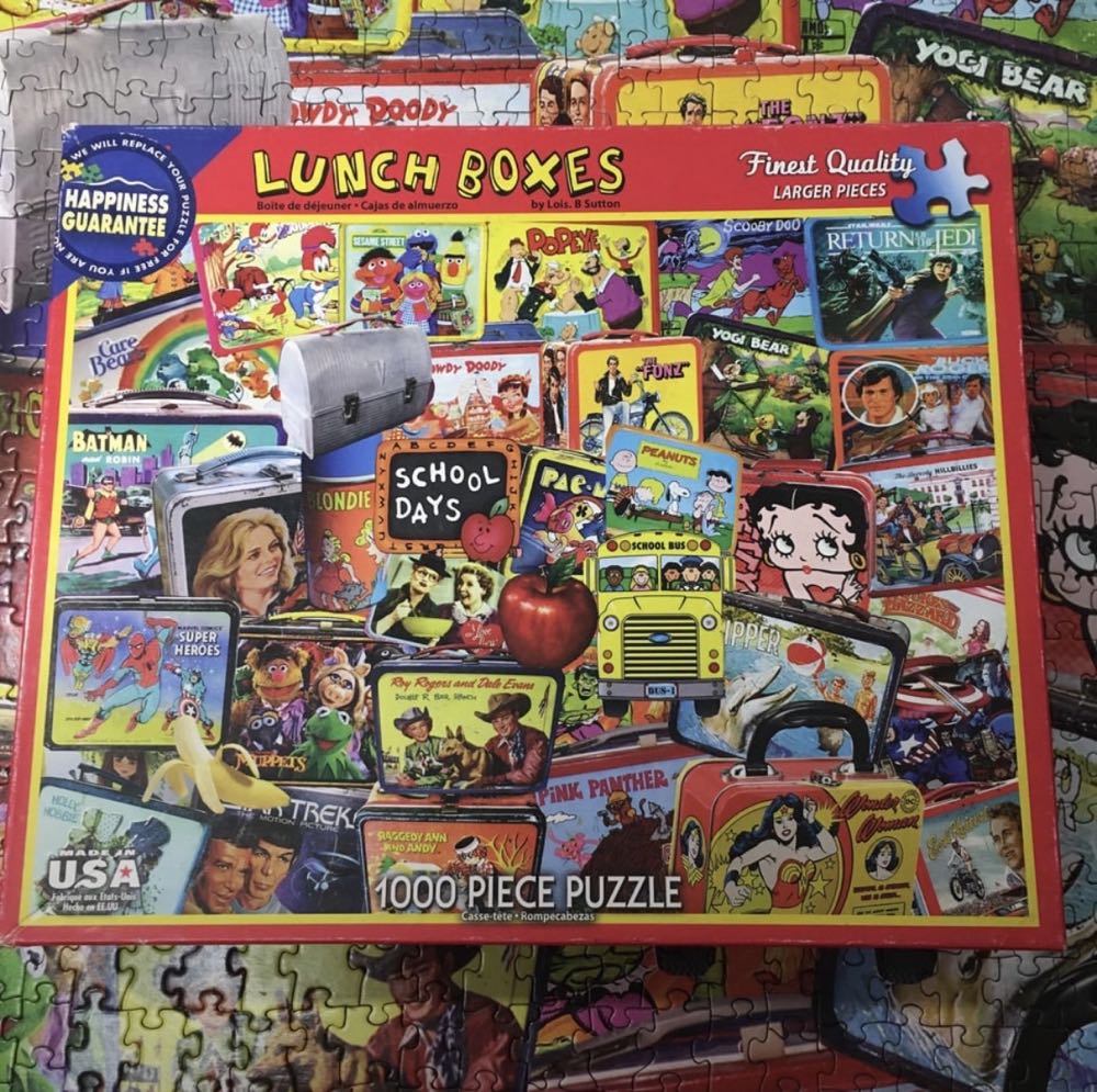 Lunch Boxes - White Mountain puzzle collectible [Barcode 0683203414685] - Main Image 4