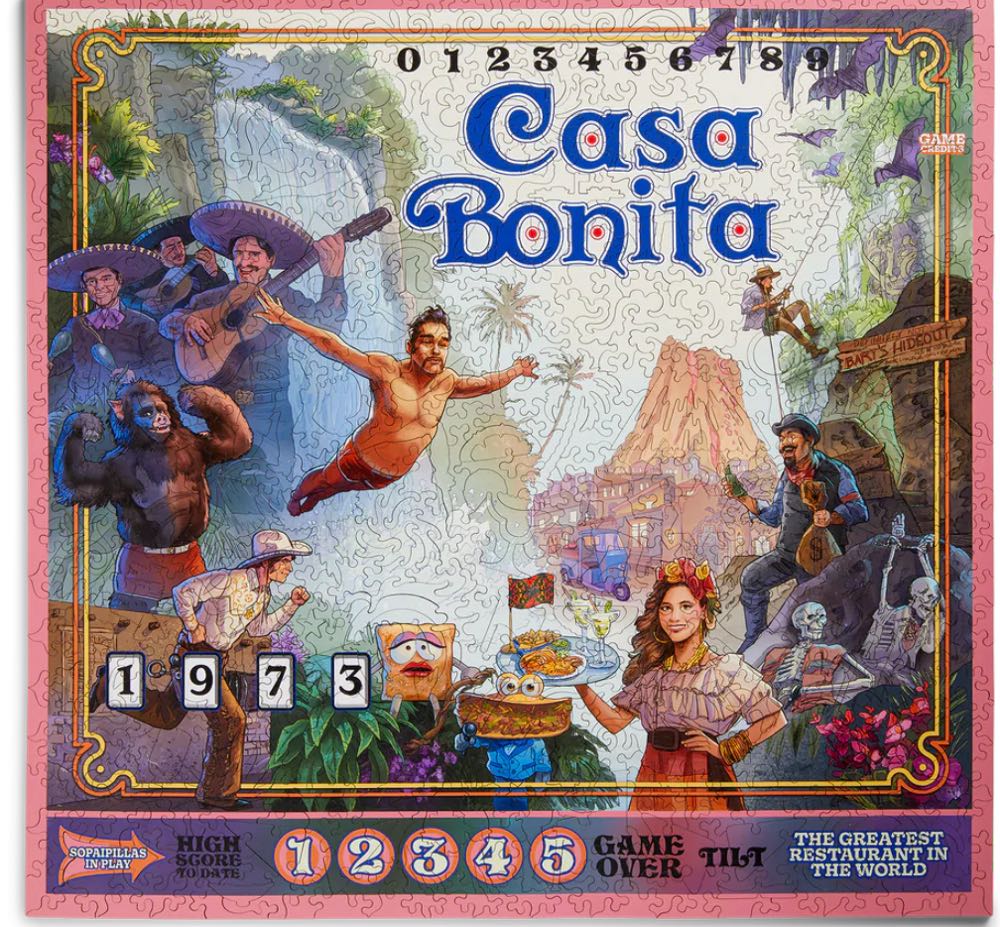 The 1973 Pinball Collection - Liberty Puzzles 🇺🇸 puzzle collectible [Barcode 00810131419844] - Main Image 2