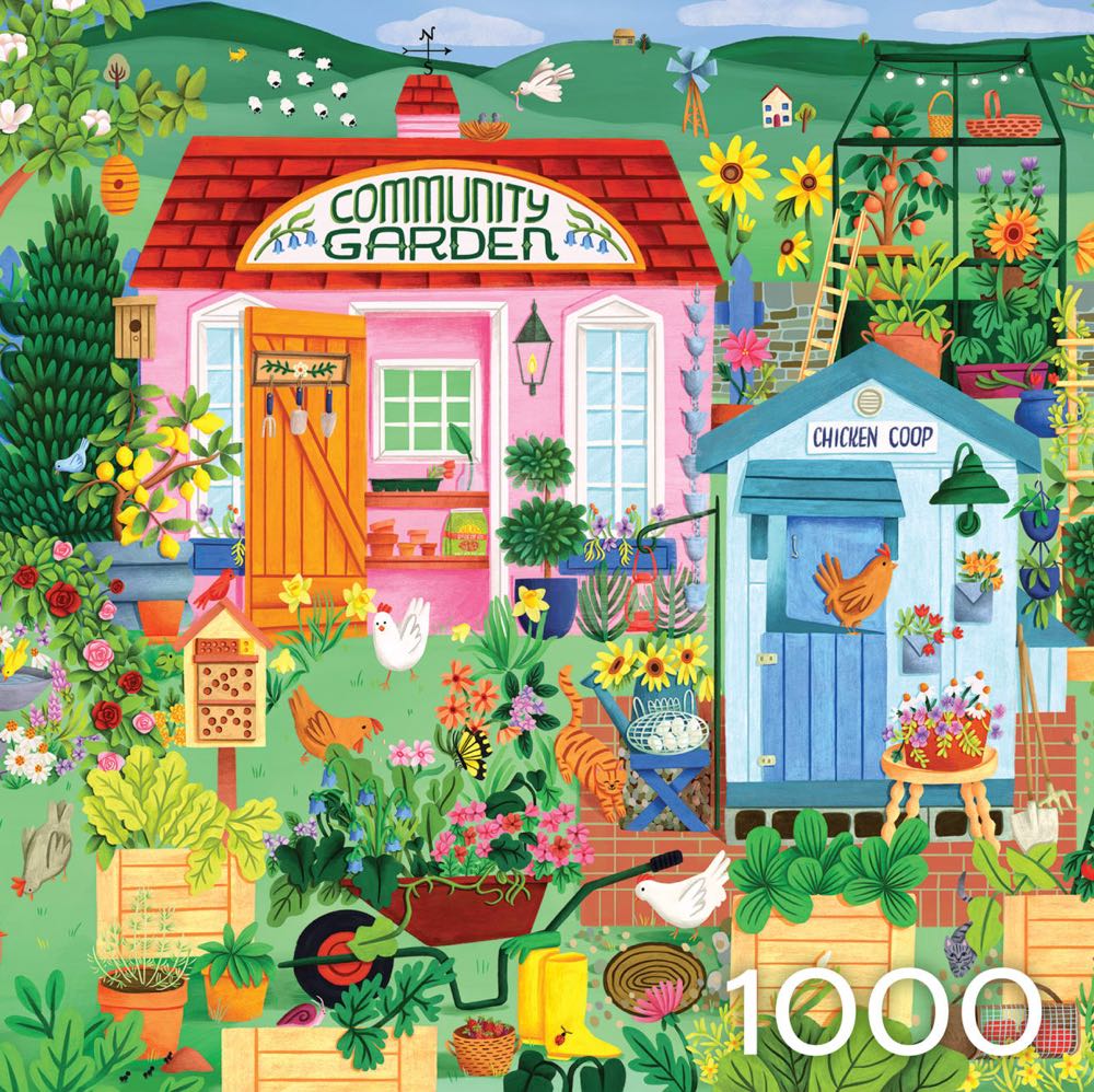 Community Garden - RoseArt puzzle collectible [Barcode 4895145441926] - Main Image 2
