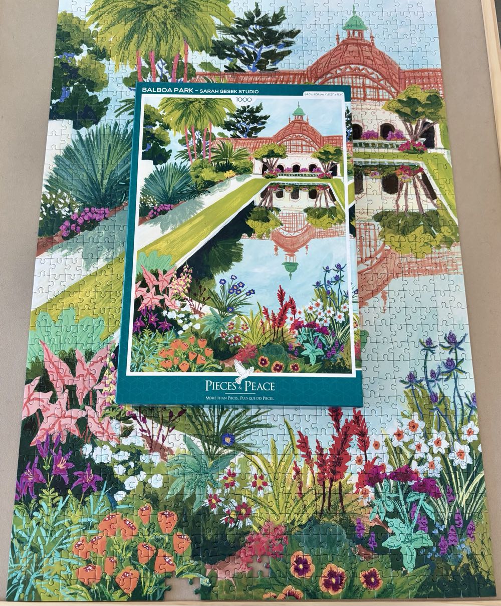 Balboa Park- GONE - Pieces And Peace puzzle collectible [Barcode 3770001400266] - Main Image 3