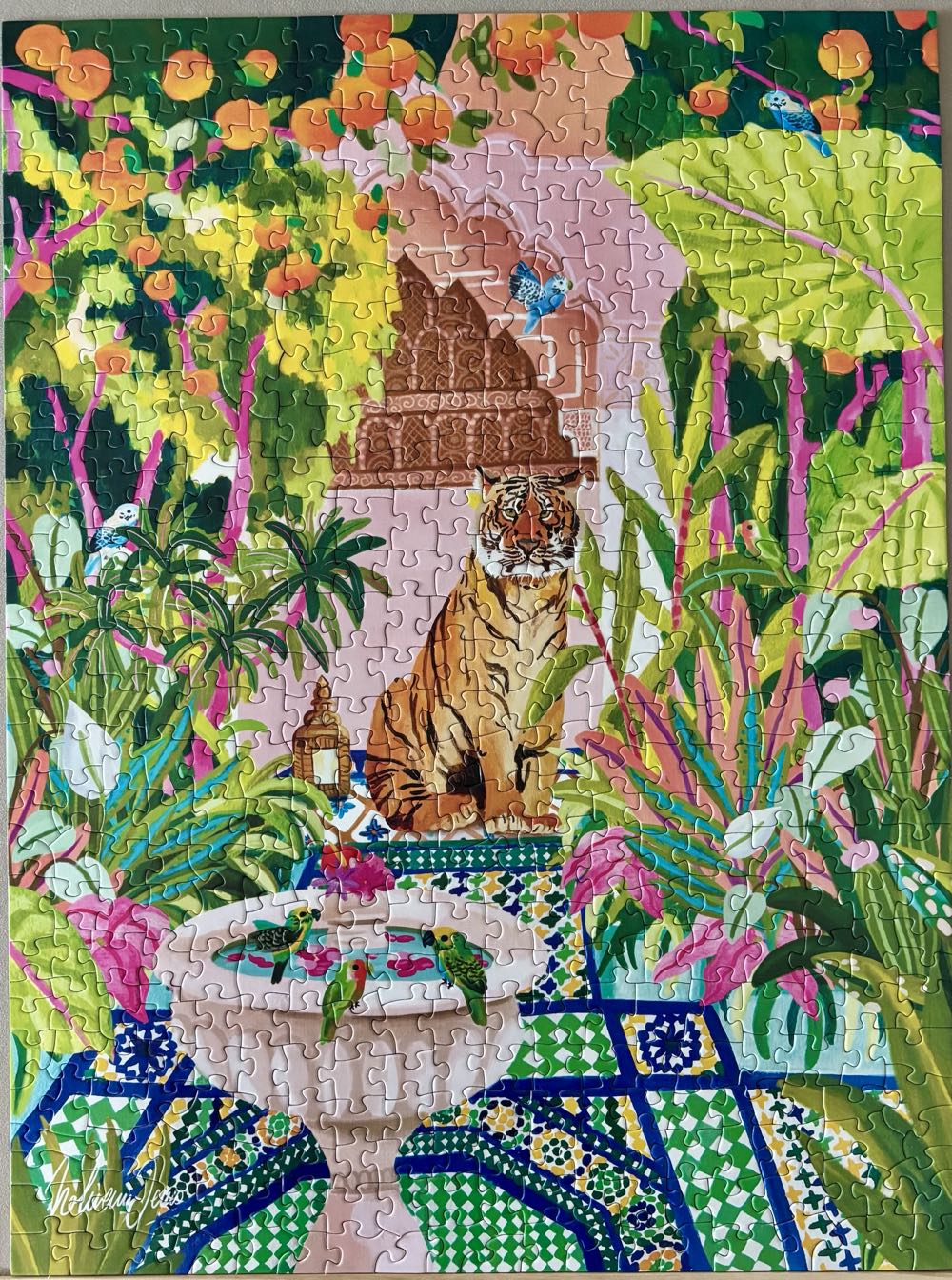 Peaceful Oasis - Werkshoppe Puzzles puzzle collectible [Barcode 810052905792] - Main Image 2