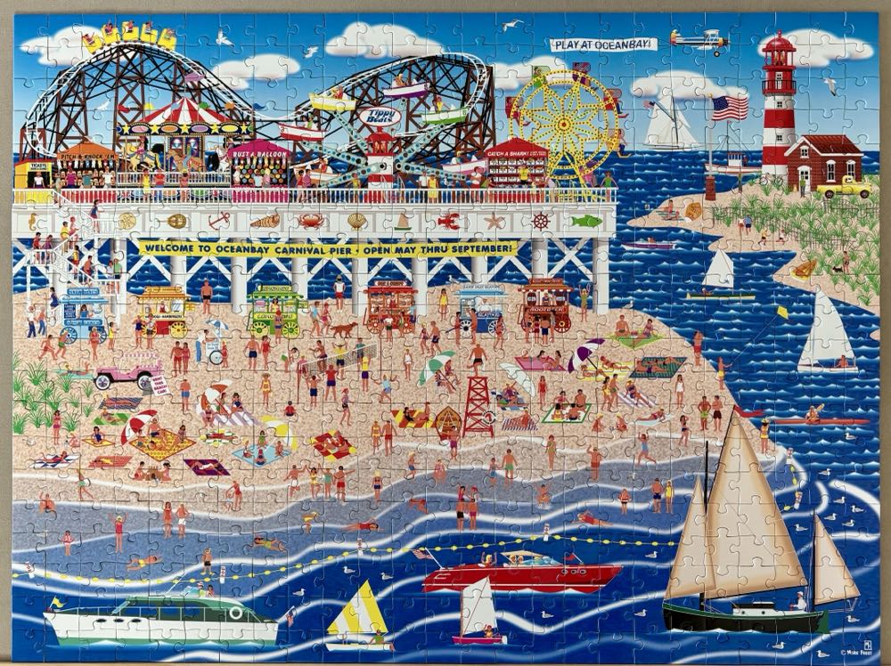 Oceanbay Carnival Pier - Complete - Puzzle Collector puzzle collectible [Barcode 4895145423793] - Main Image 2
