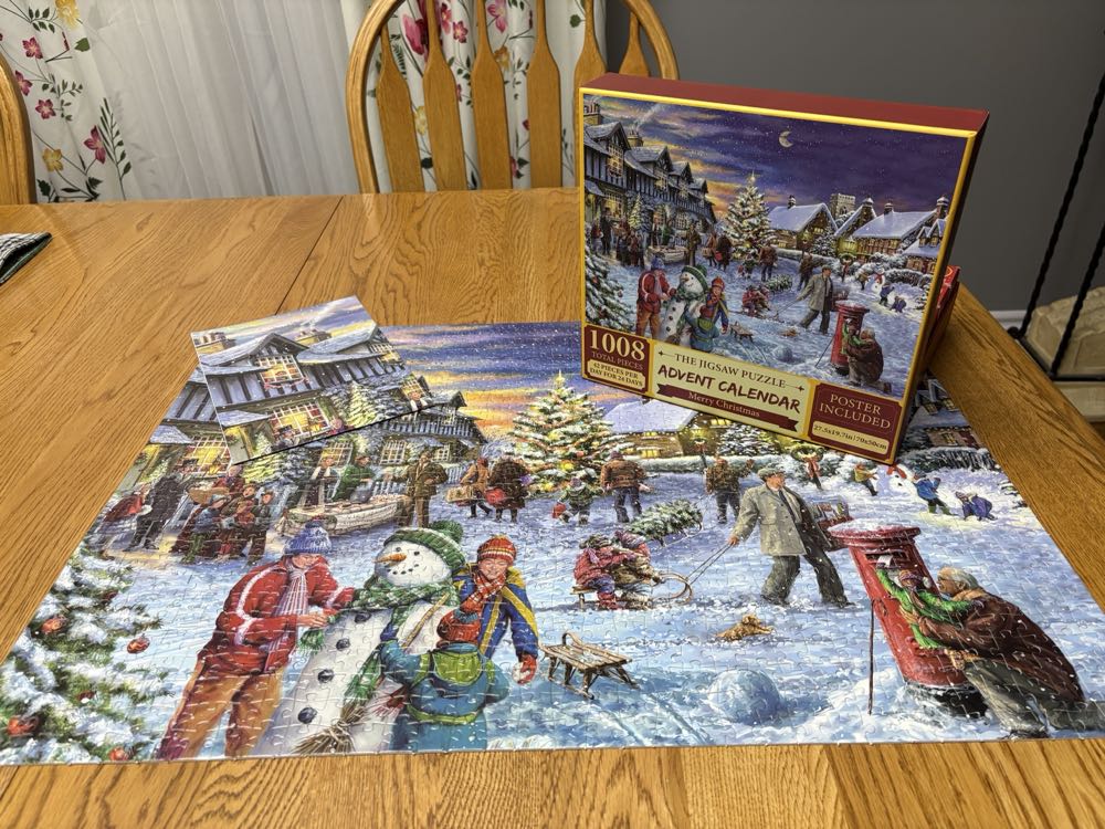 Merry Christmas Advent Calendar - The Jigsaw Puzzle puzzle collectible - Main Image 2