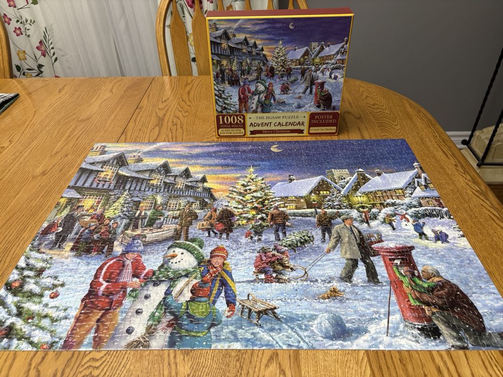 Merry Christmas Advent Calendar - The Jigsaw Puzzle puzzle collectible - Main Image 3