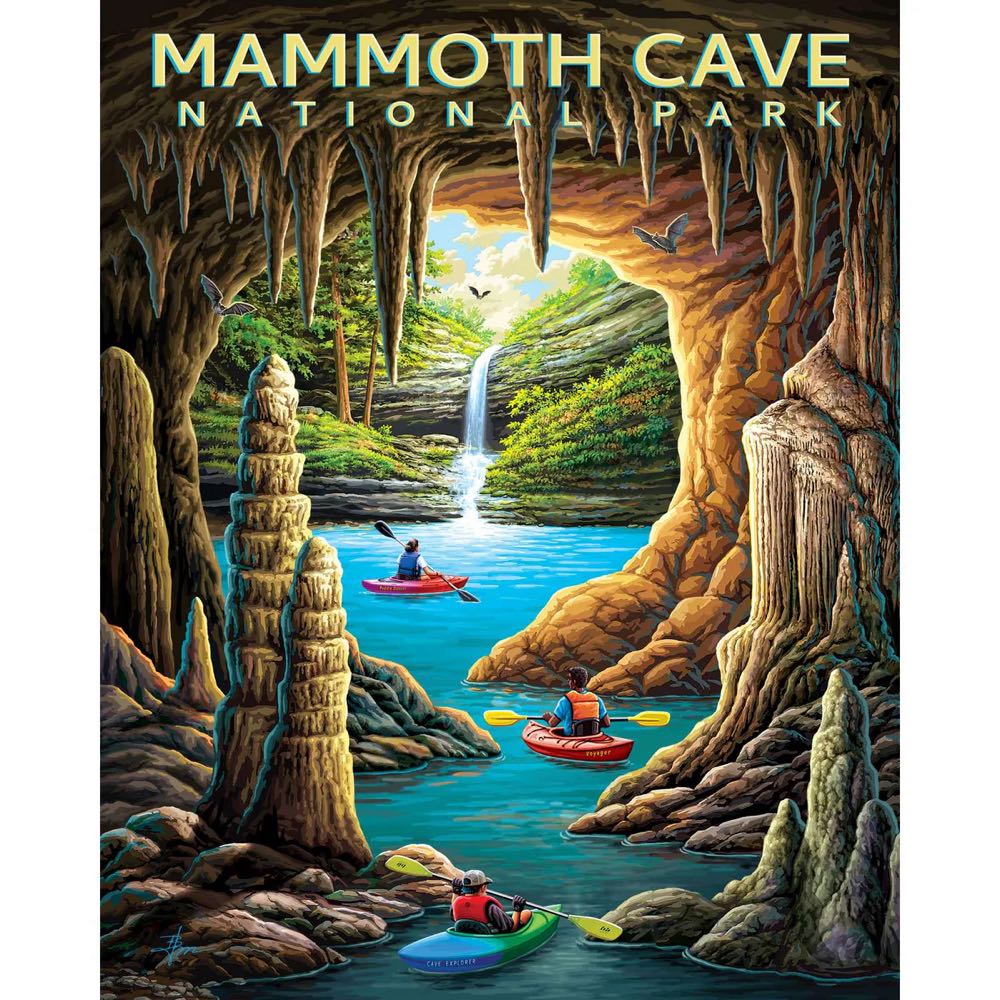 NPS : Mammoth Cave 🆕 - Boardwalk Puzzle Company puzzle collectible [Barcode 671095906586] - Main Image 2