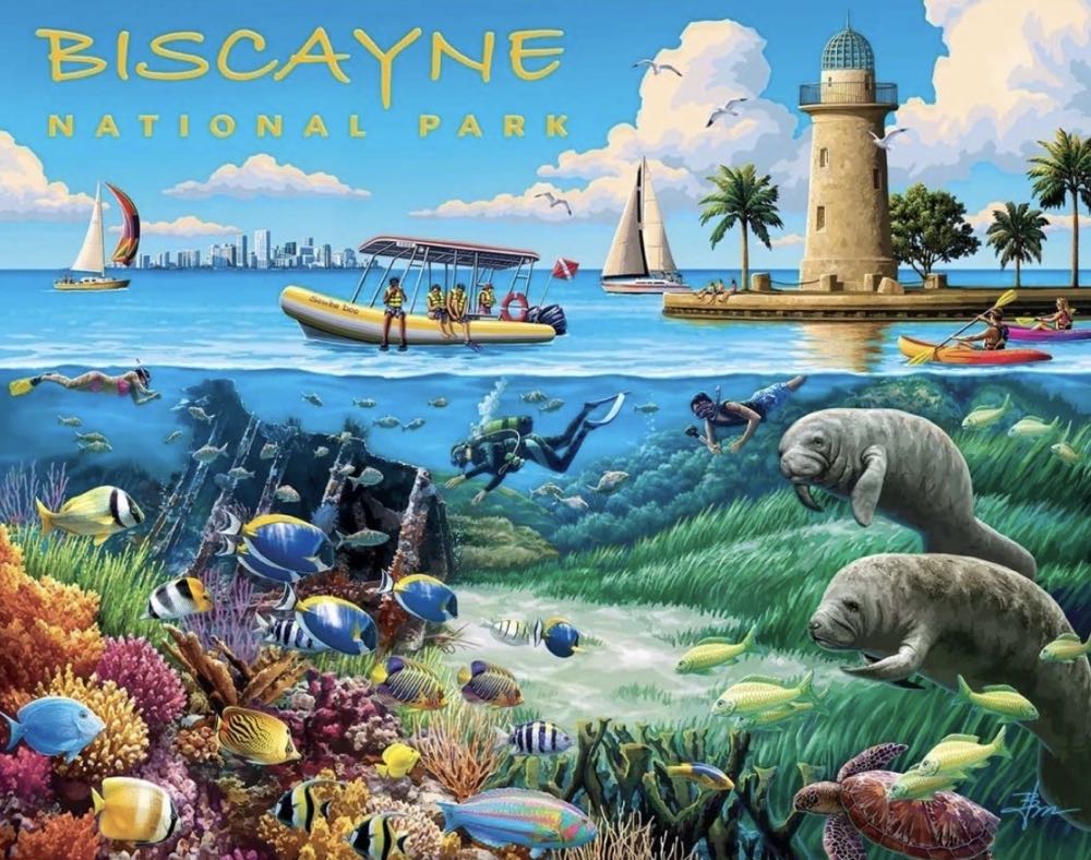 NPS : Biscayne 🆕 - Boardwalk Puzzle Company puzzle collectible [Barcode 671095906524] - Main Image 2