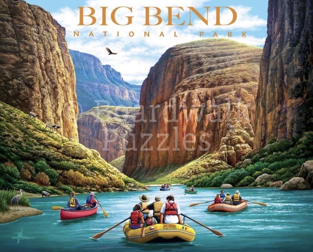 NPS : Big Bend 🆕 - Boardwalk Puzzle Company puzzle collectible [Barcode 671095906463] - Main Image 2