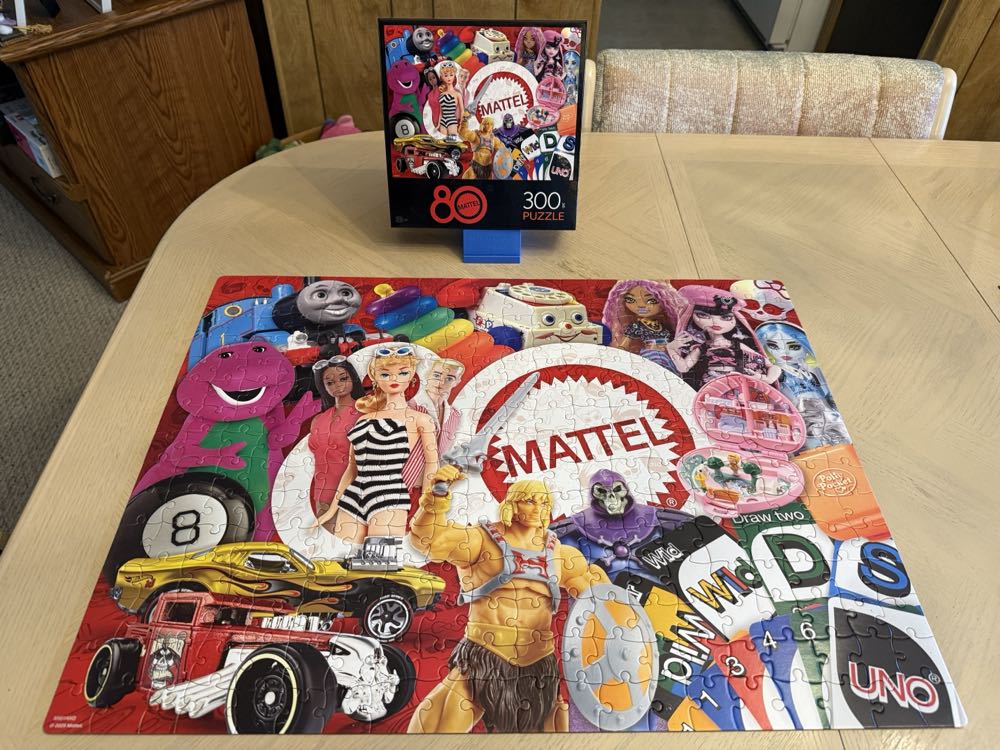 Mattel 80th Anniversary - Spin Master Puzzles puzzle collectible [Barcode 681147118157] - Main Image 3
