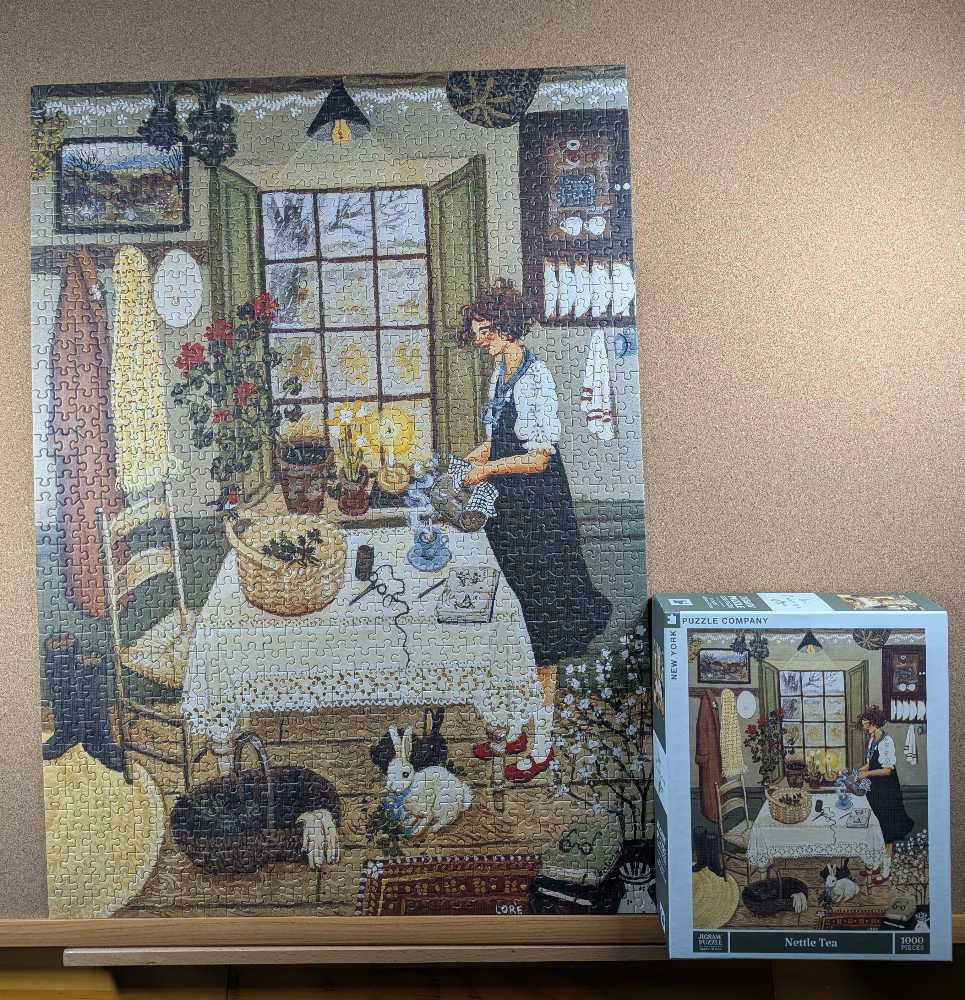 Nettle Tea - New York Puzzle Company 🇺🇸 puzzle collectible [Barcode 840291702401] - Main Image 3