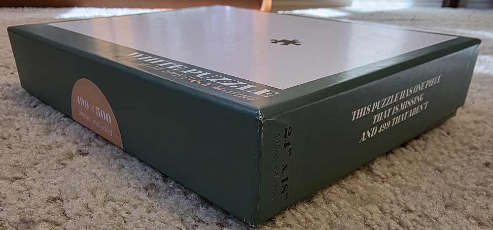 Yetch: Incomplete White Puzzle - Yetch puzzle collectible - Main Image 3