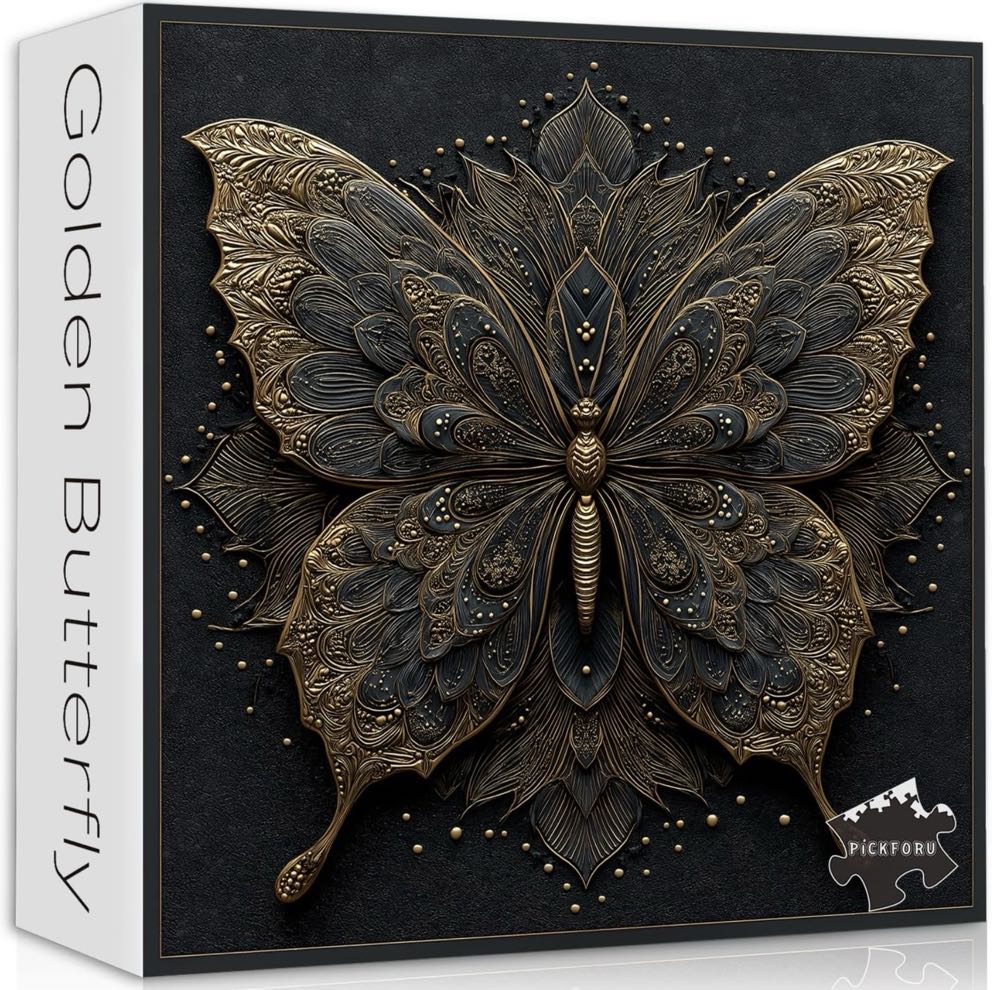 Golden Butterfly - Pickforu puzzle collectible - Main Image 2