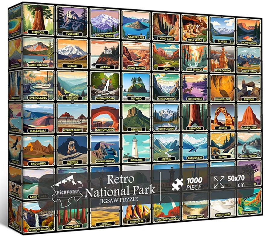 Retro National Park - Pickforu puzzle collectible - Main Image 2