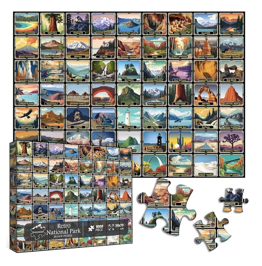 Retro National Park - Pickforu puzzle collectible - Main Image 3