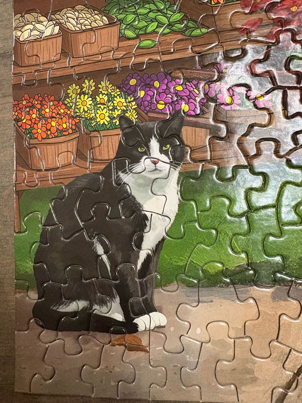 Autumn’s Yard Sale - Springbok puzzle collectible [Barcode 091683113415] - Main Image 4