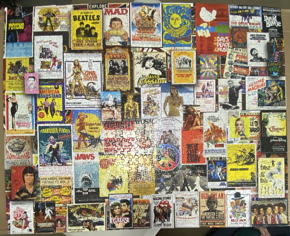 Boomers’ Favorite Posters - Hart Puzzles Inc. puzzle collectible [Barcode 704846706415] - Main Image 3