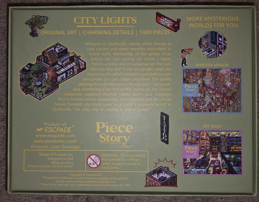 Piece Story 3: City Lights - Escpade puzzle collectible - Main Image 2
