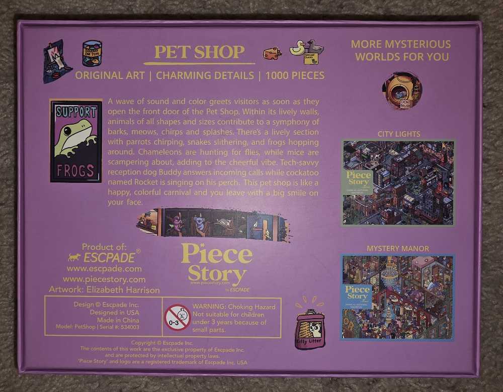 Piece Story 3: Pet Shop - Escpade puzzle collectible - Main Image 2