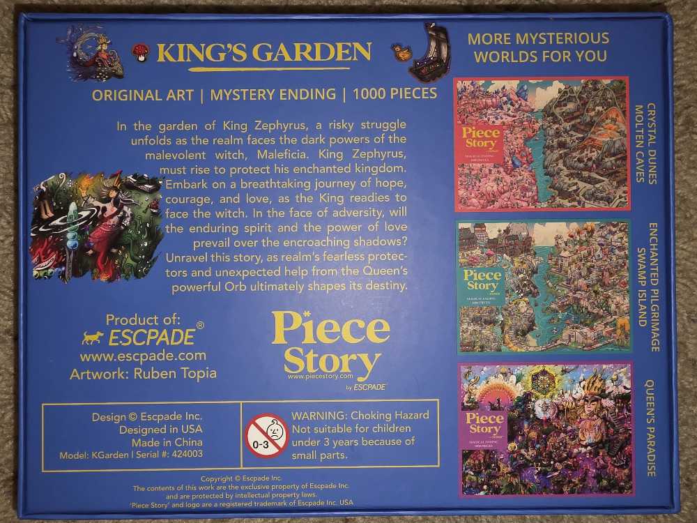 Piece Story 2: King’s Garden - Escpade puzzle collectible - Main Image 2
