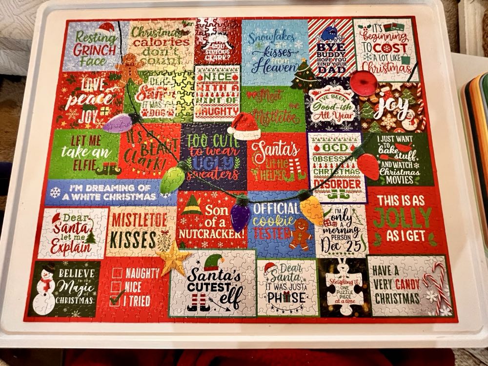 I Love Christmas  - White Mountain puzzle collectible - Main Image 2