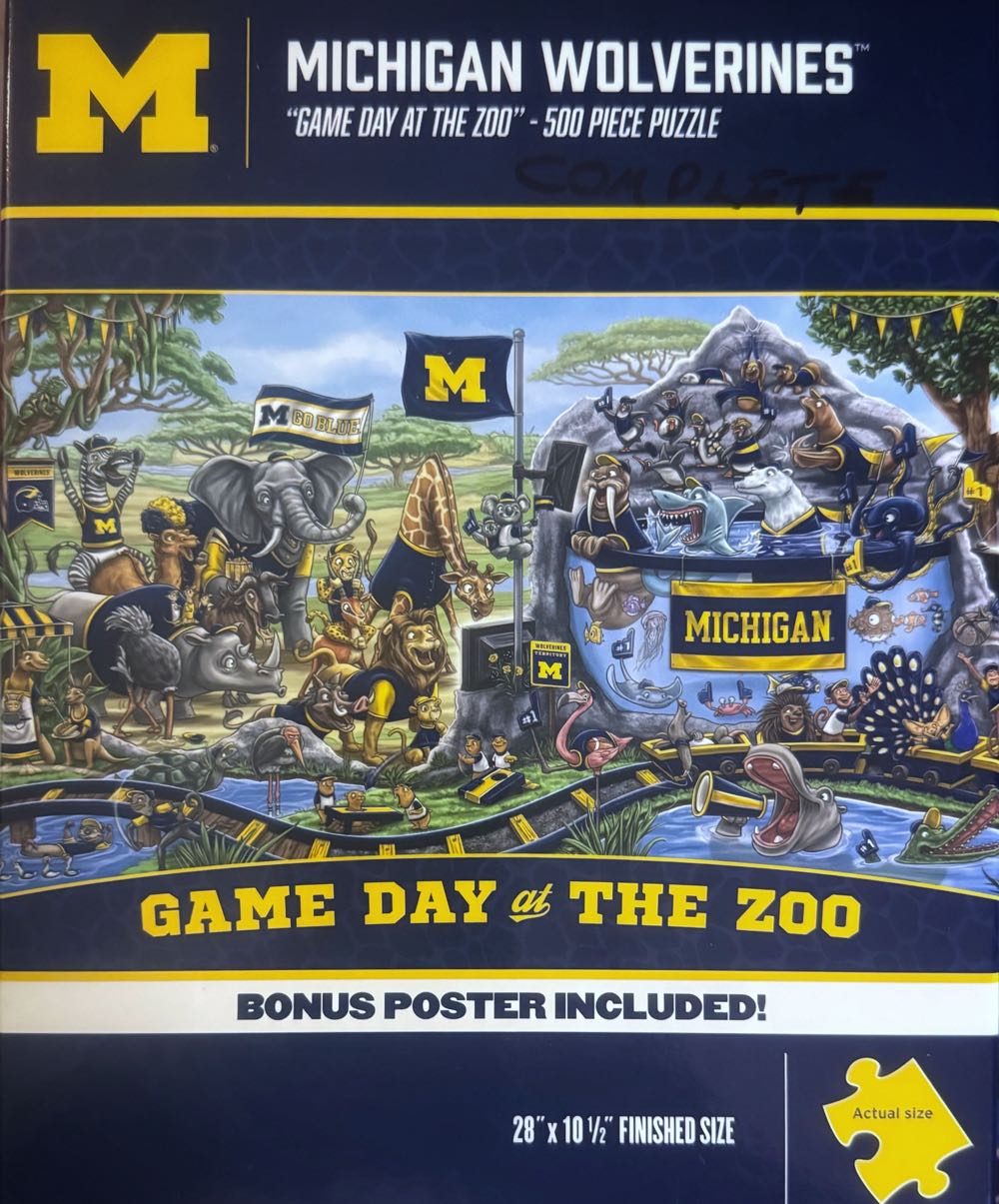 Game Day at the Zoo - Youthefan puzzle collectible [Barcode 810081906708] - Main Image 2