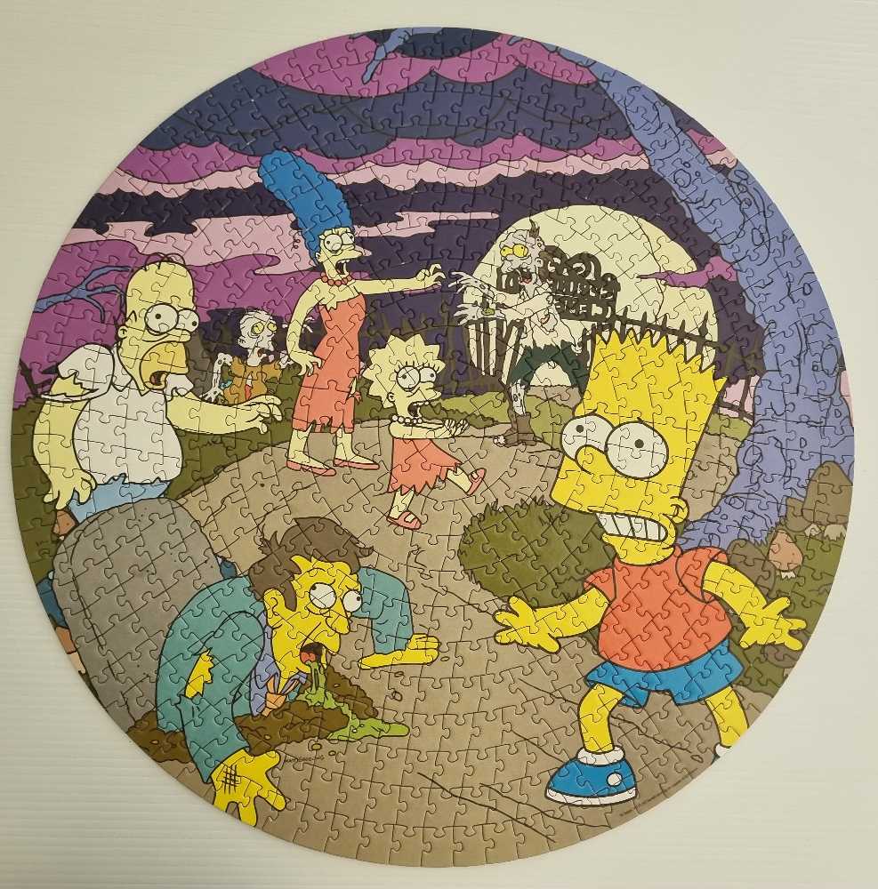 The Simpsons Spooky - Blue Opal puzzle collectible [Barcode 633793006975] - Main Image 2