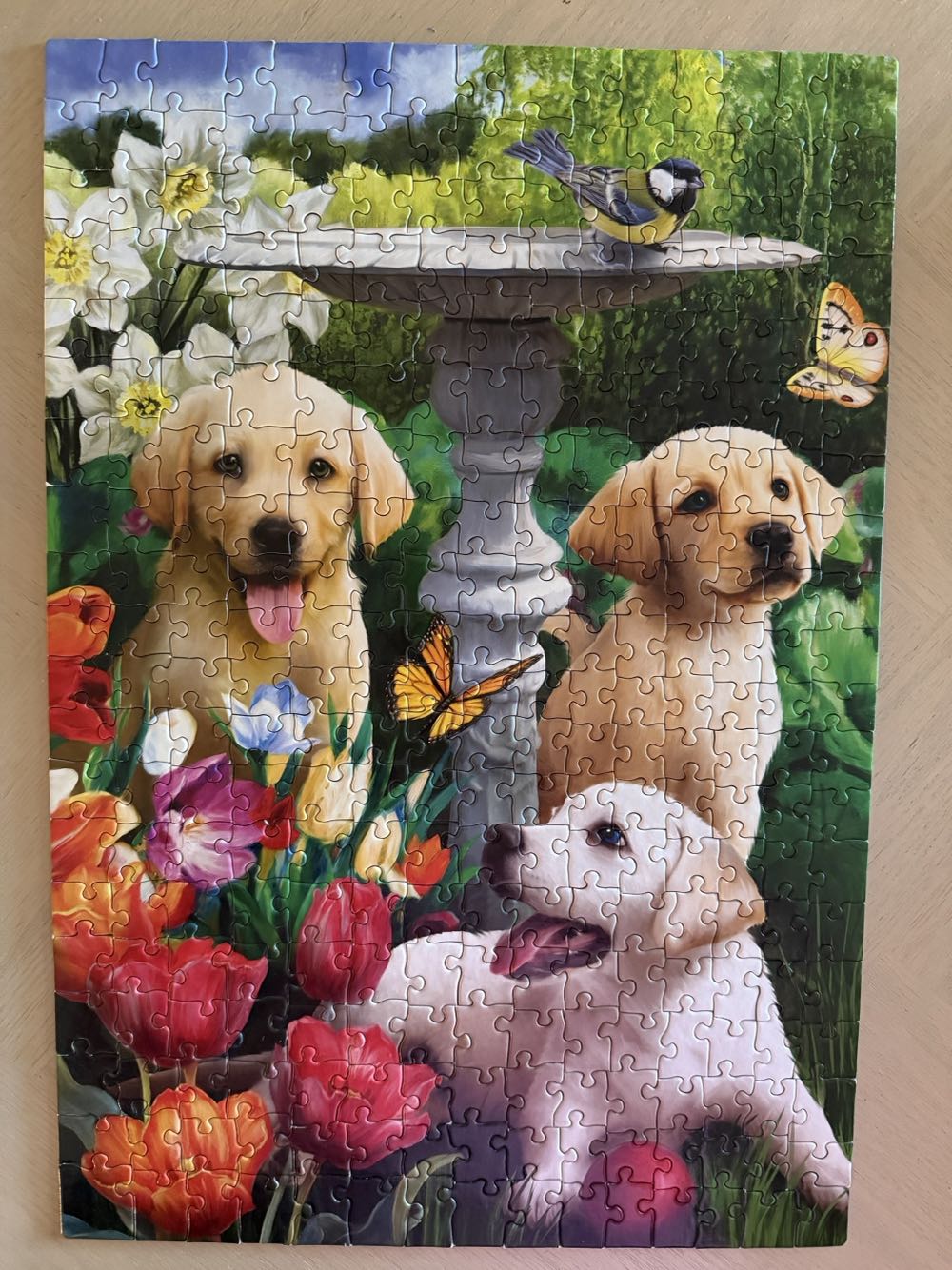 Playful Pups - SunsOut puzzle collectible [Barcode 796780286672] - Main Image 2