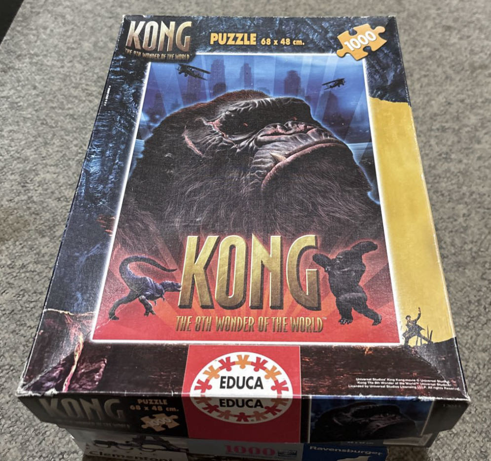 Wooden.city Wooden Halloween Puzzle Pieces Ghostly Pumpkin Night 21.25 X 15.5 In Made In Eu