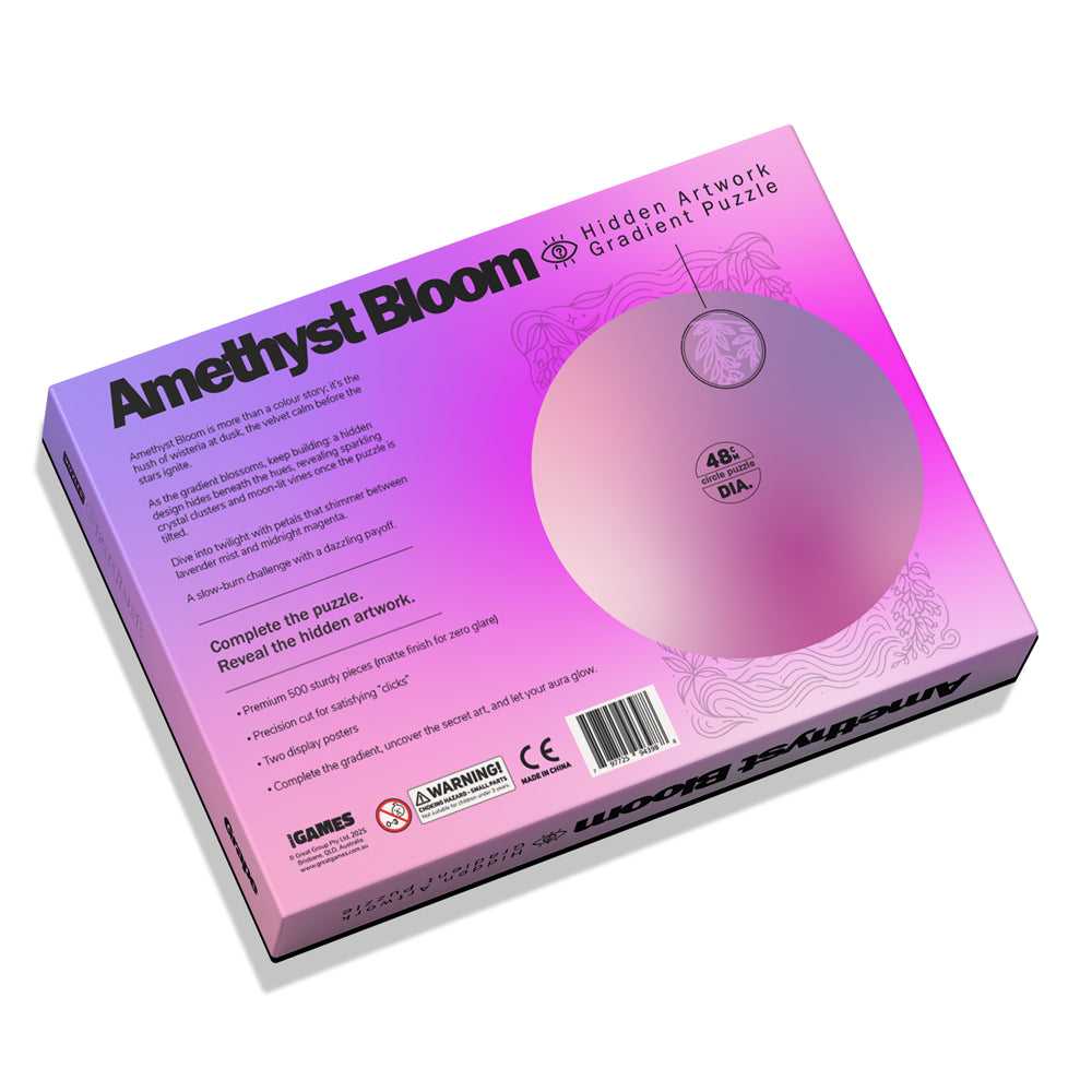 Aura: Amethyst Bloom - great games puzzle collectible [Barcode 797725943988] - Main Image 2