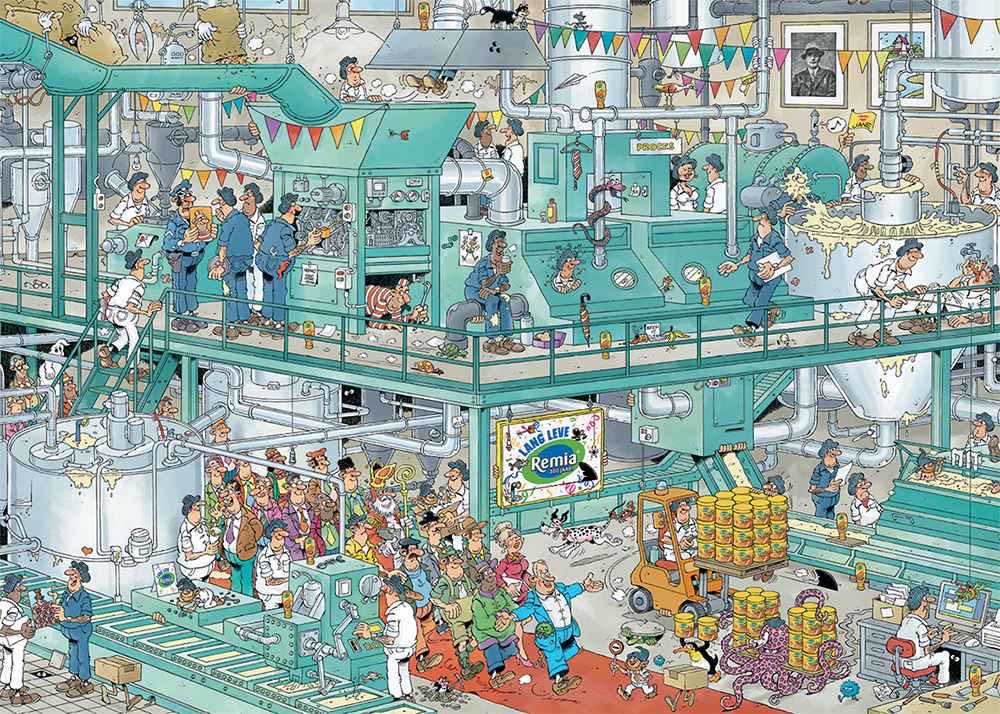 Remia Sauzenfabriek  - Jumbo 1000 puzzle collectible [Barcode 8721017601906] - Main Image 2