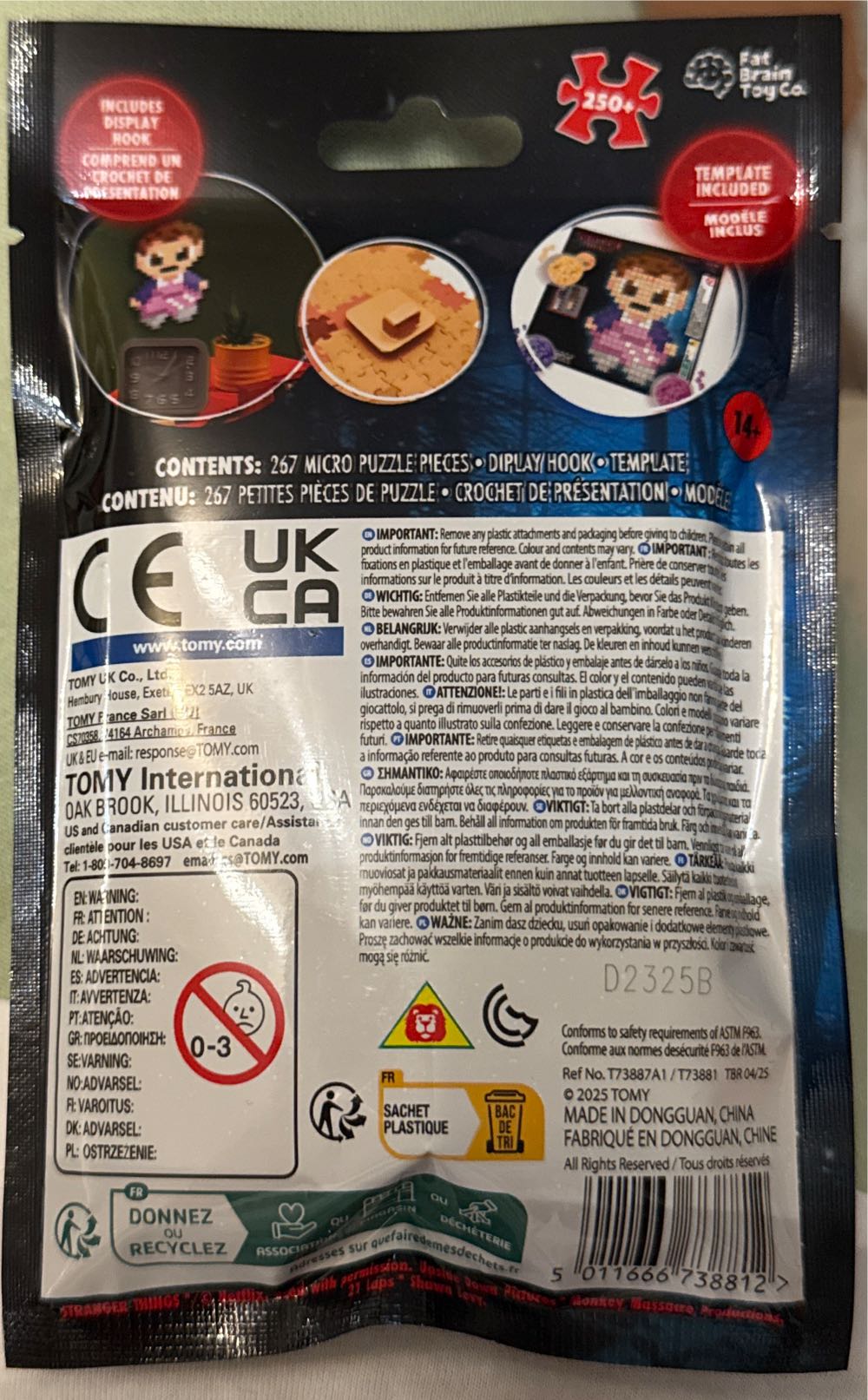 Stranger Things Remix Puzzel 250+ Eleven - Stranger Things puzzle collectible - Main Image 2