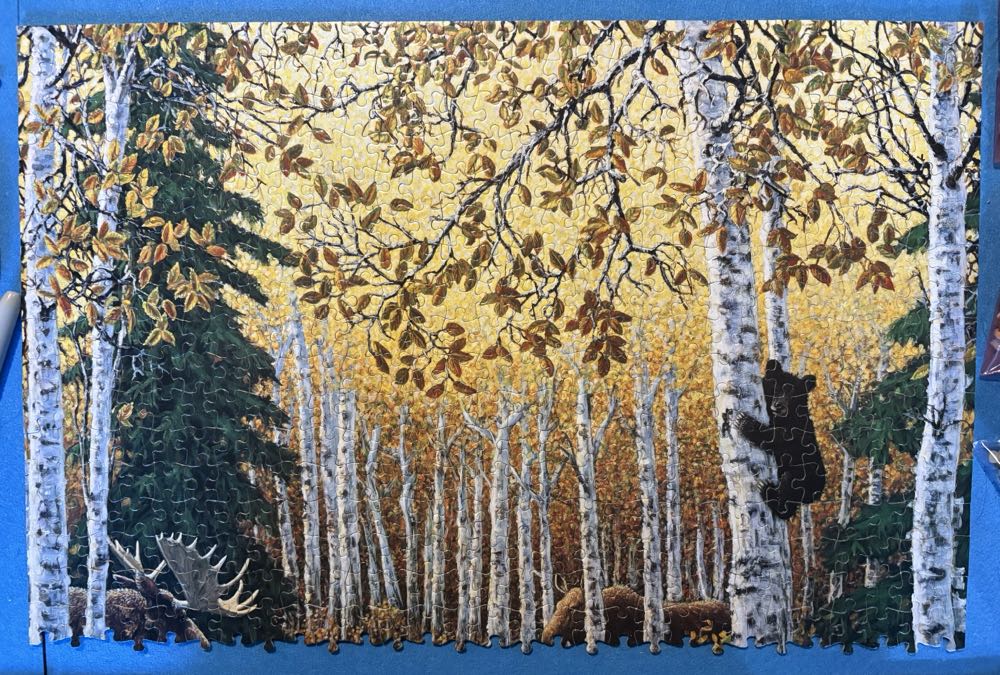 Alaska Autumn - Great American Puzzle Factory puzzle collectible [Barcode 010563008283] - Main Image 3