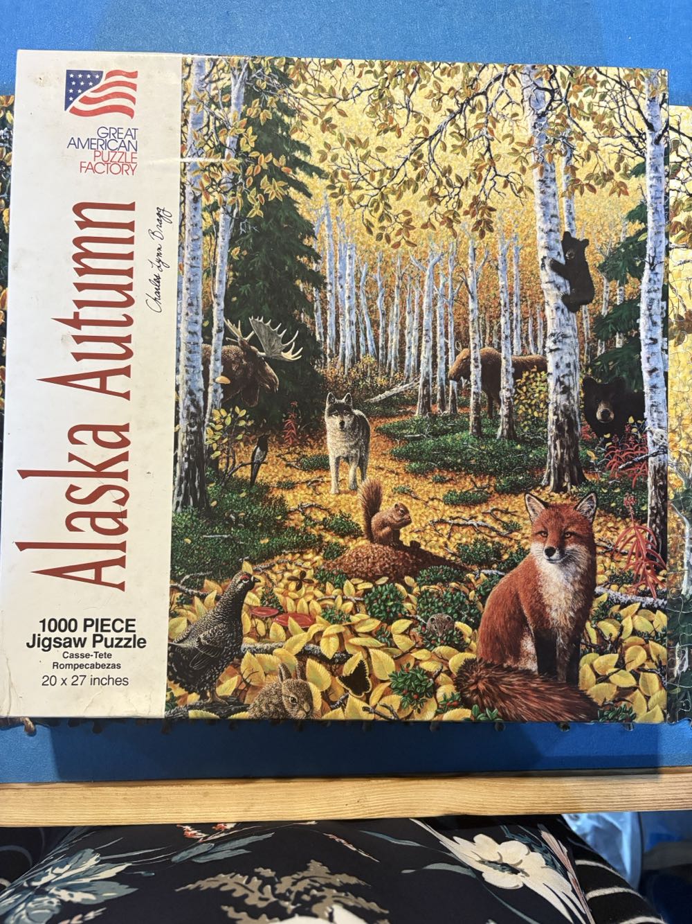 Alaska Autumn - Great American Puzzle Factory puzzle collectible [Barcode 010563008283] - Main Image 4