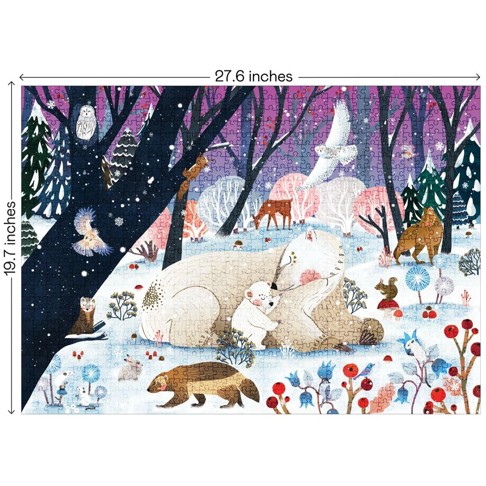 Snowfall - Elena Essex Designs puzzle collectible - Main Image 2