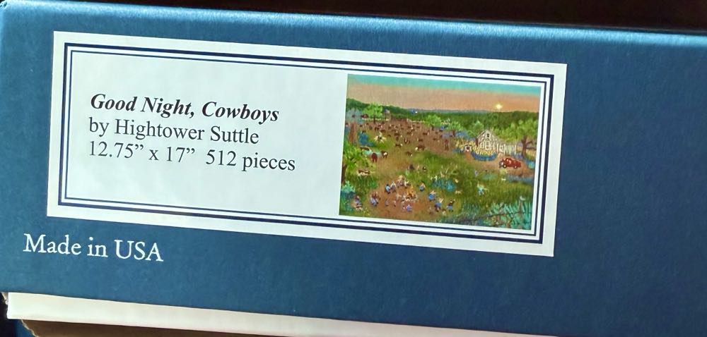 Good Night, Cowboy - Liberty Puzzles 🇺🇸 puzzle collectible - Main Image 2